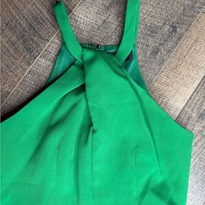 Lulu's Green Midi Dress
